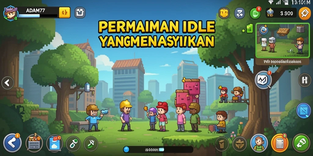 Tangkapan layar dari gameplay ADAM77 yang menarik dan menyenangkan.