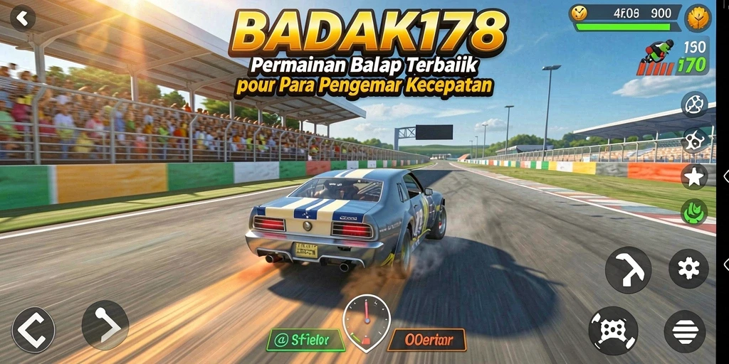 Tampilan seru balapan dengan grafis memukau di BADAK178.