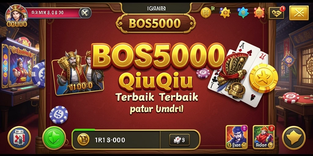 Screenshot menunjukkan aksi seru dalam permainan QiuQiu.