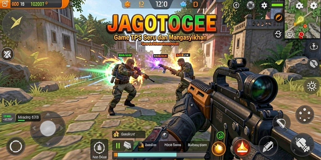 Tampilan gameplay seru dan aksi mendebarkan di JAGOTOGEL.