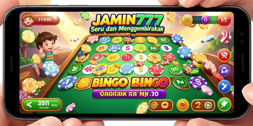 Tampilan gameplay Bingo yang seru dan interaktif di JAMIN777.