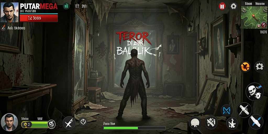 Gameplay menegangkan di dalam dunia horor PUTARMEGA.