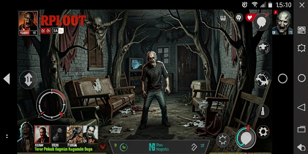 Gameplay menegangkan dengan suasana Horror yang menakutkan.