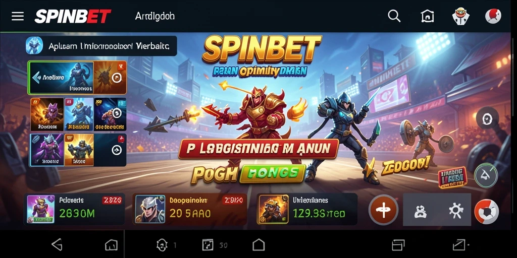 Tampilan antarmuka SPINBET yang menarik dan mudah digunakan untuk pengelolaan Utility.