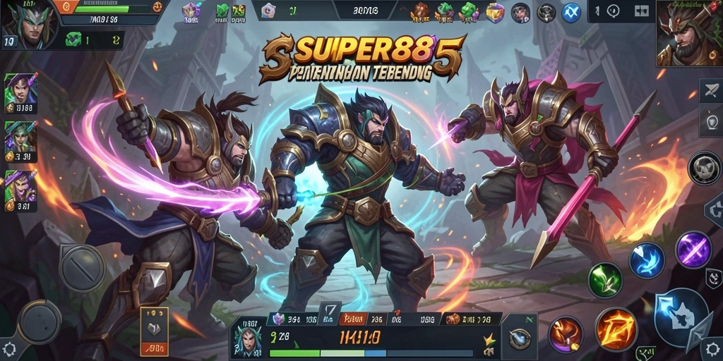 Gameplay menarik SUPER88 dengan pertarungan tim yang mendebarkan.