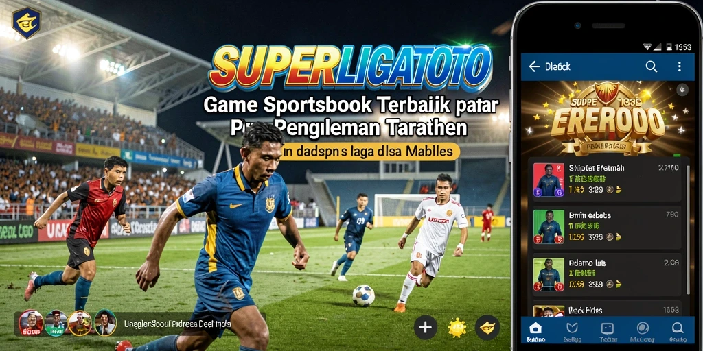 Tampilan gameplay Sportsbook yang menarik di SUPERLIGATOTO.