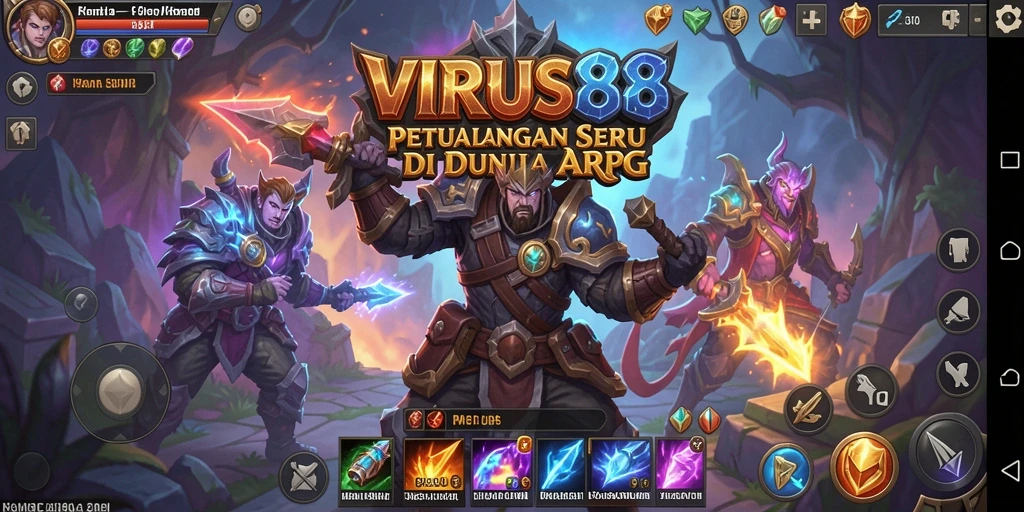 Tangkapan layar VIRUS88 menampilkan aksi pertarungan yang mendebarkan.