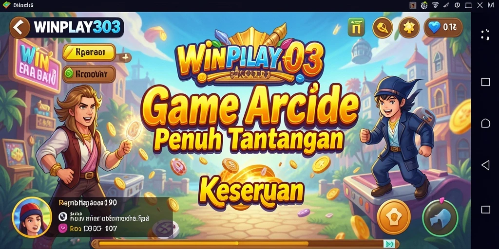 Screenshot WINPLAY303 menunjukkan momen seru saat gameplay Arcade.