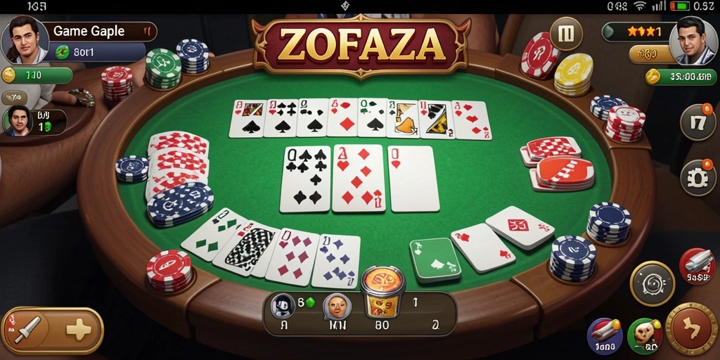 Tampilan gameplay menarik dari ZOFAZA yang seru.